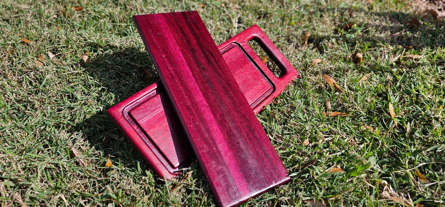 2 pieces - Cutting Board, and serving board