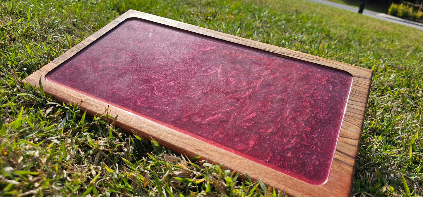 Cutting Board with bowl resin epoxy