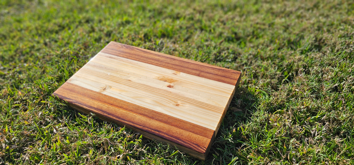 Monument Valley - Zebrawood ButcherBlock with resin epoxy