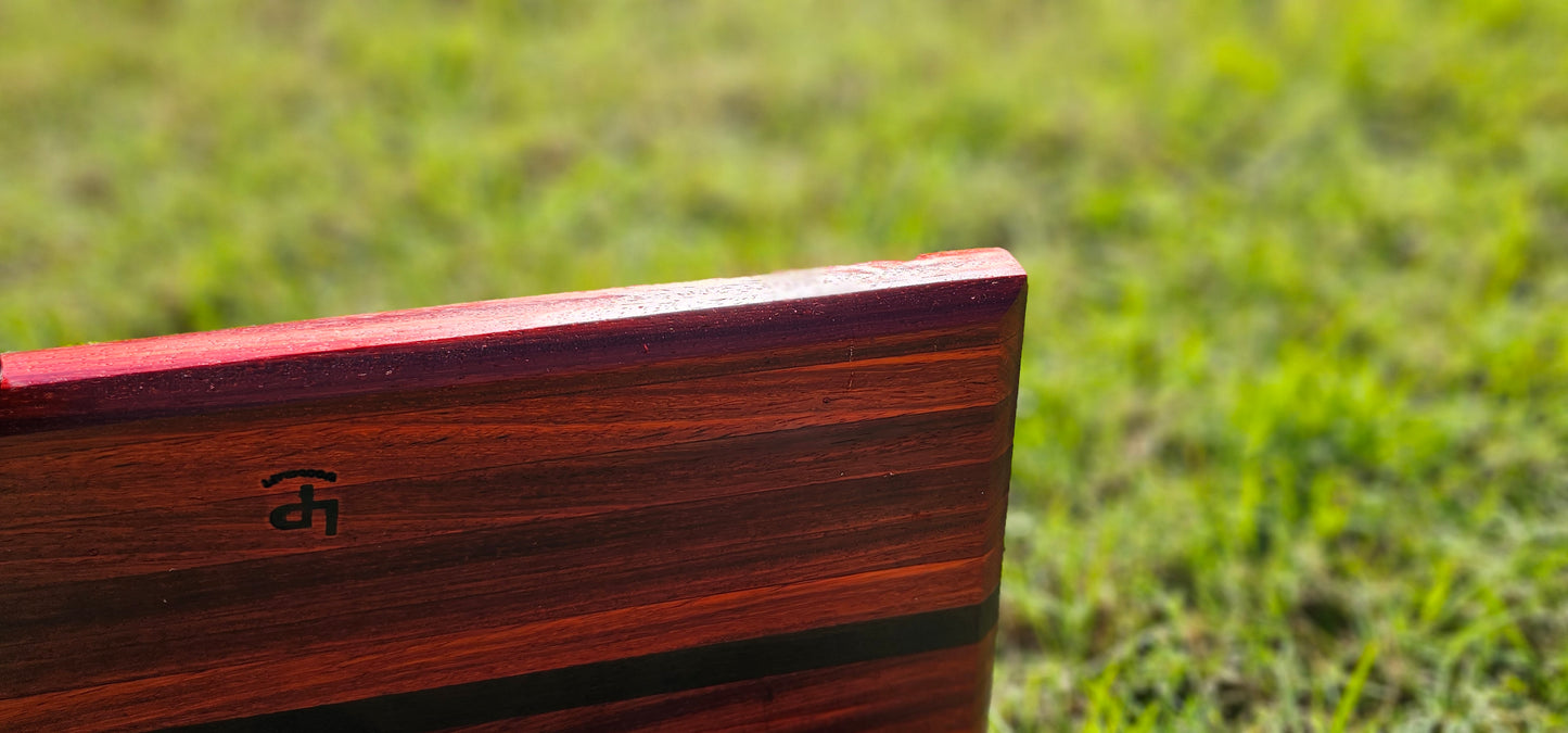 Cutting Board - Padauk and Peruvian Walnut