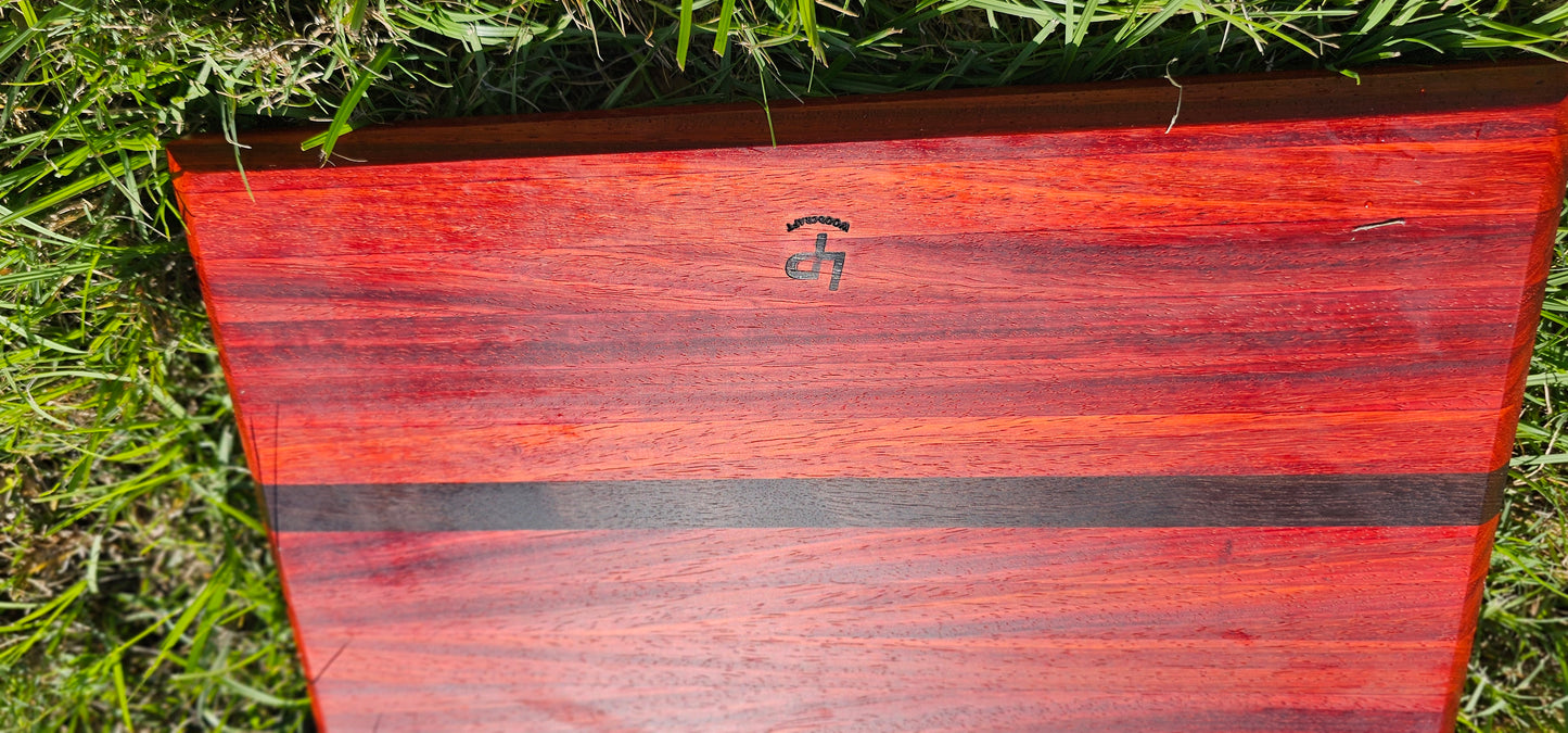 Cutting Board - Padauk and Peruvian Walnut