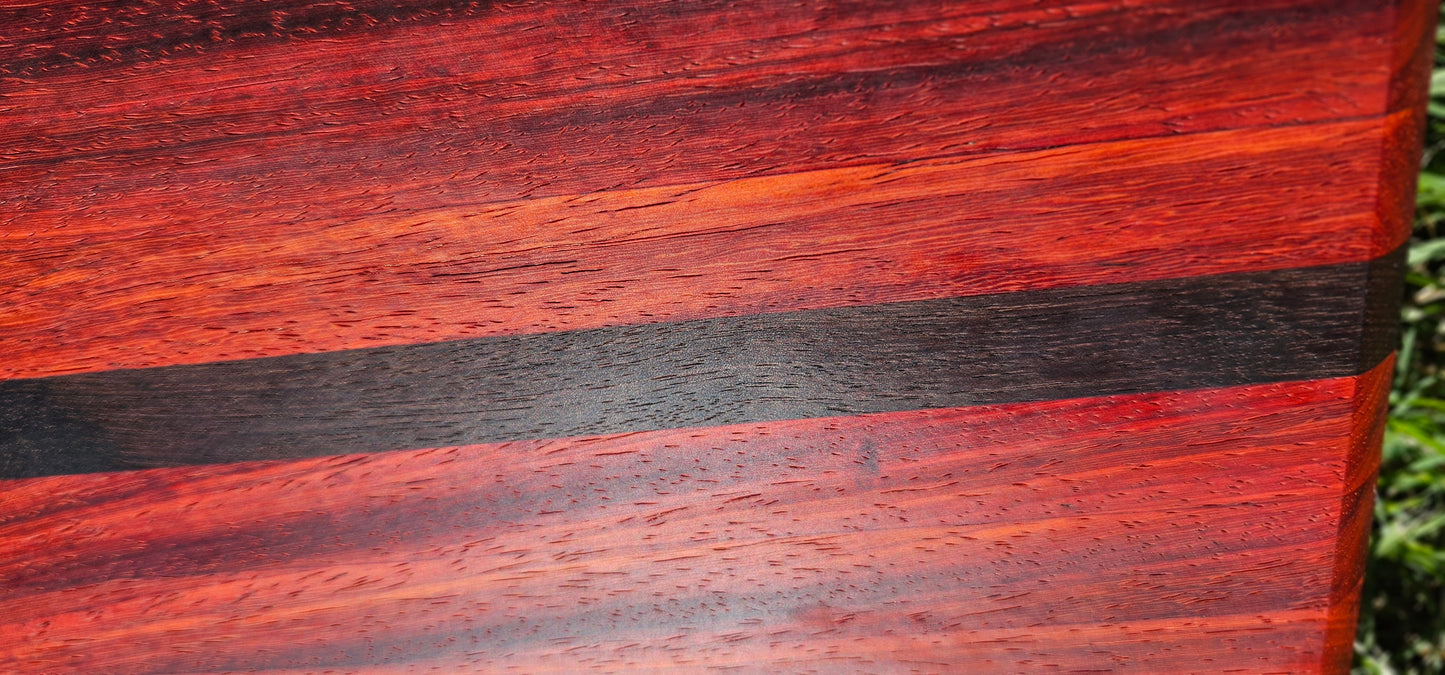 Cutting Board - Padauk and Peruvian Walnut