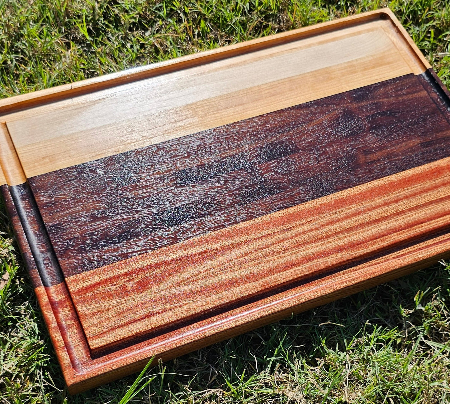 Cutting Board - Hard Mapple and Peruvian Walnut