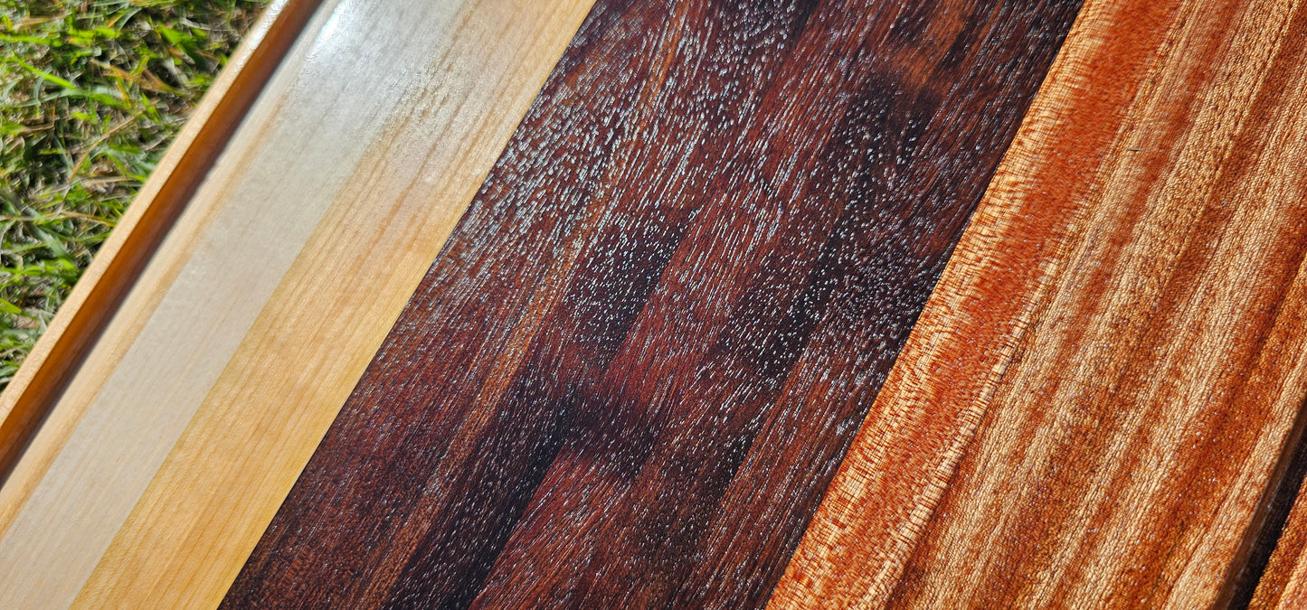 Cutting Board - Hard Mapple and Peruvian Walnut