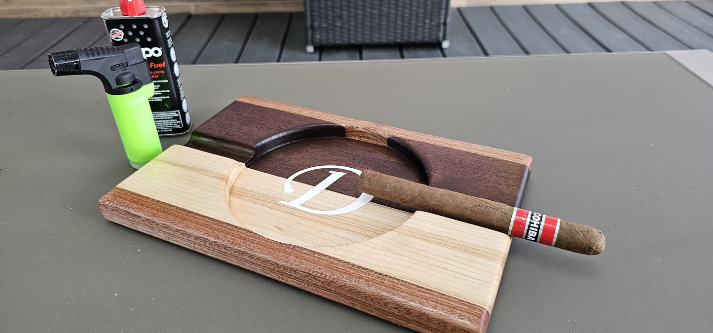 Cigar ashtray for him holder personalized tray