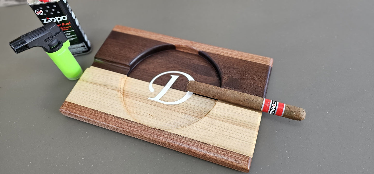 Cigar ashtray for him holder personalized tray